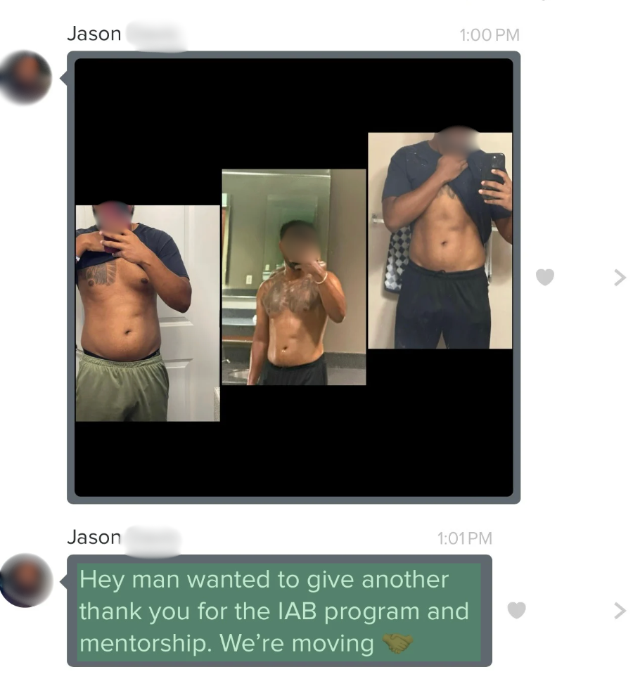Jason physique transformation