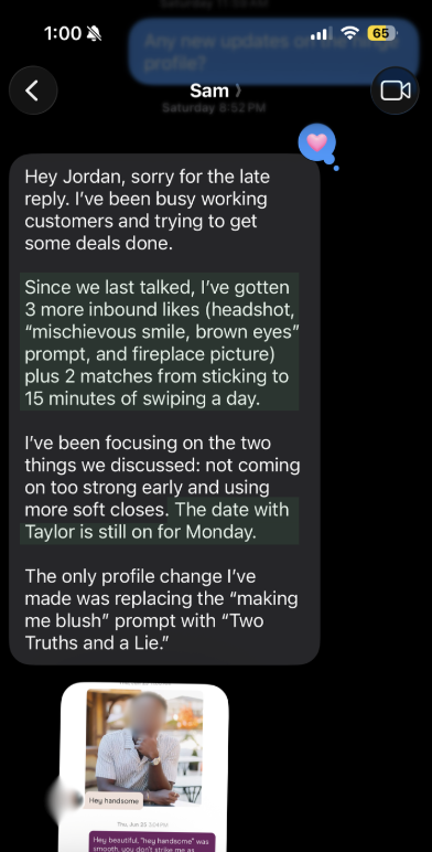 Sam inbound likes update